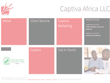 Tablet Screenshot of captivaafrica.com